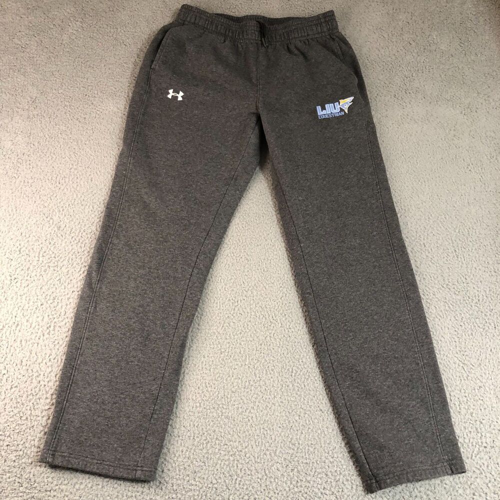 Under Armour Jogger Pants Mens Medium Gray Sportswear Athletic Outdoor Logo